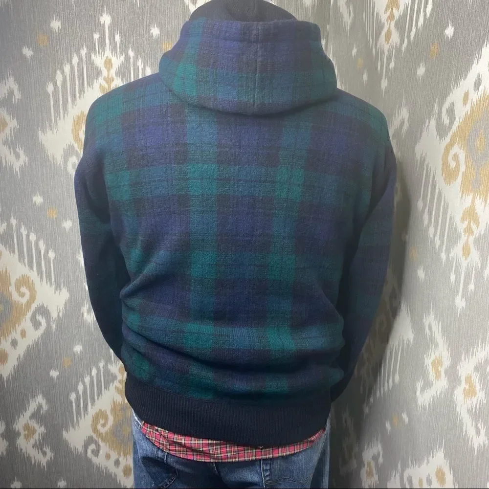 Polo Ralph Lauren Black-Watch Lambswool L/S Knit Hoodie Sweater